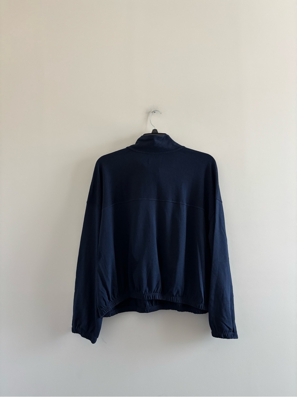 Old Navy Sweatshirt So Comfy Terry Fleece Navy Blue Women 2X NWT Athletic Casual - Picture 2 of 12